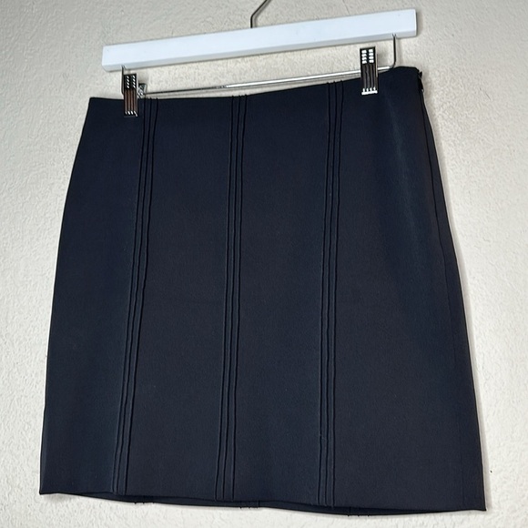 VTG 90’s RALPH Ralph Lauren Pintuck Mini Skirt Black Size 4 Preppy Academia Y2K - Picture 6 of 8